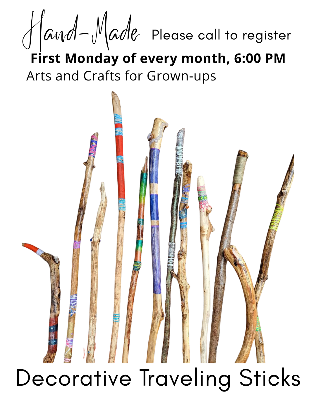 Decorative Traveling Sticks