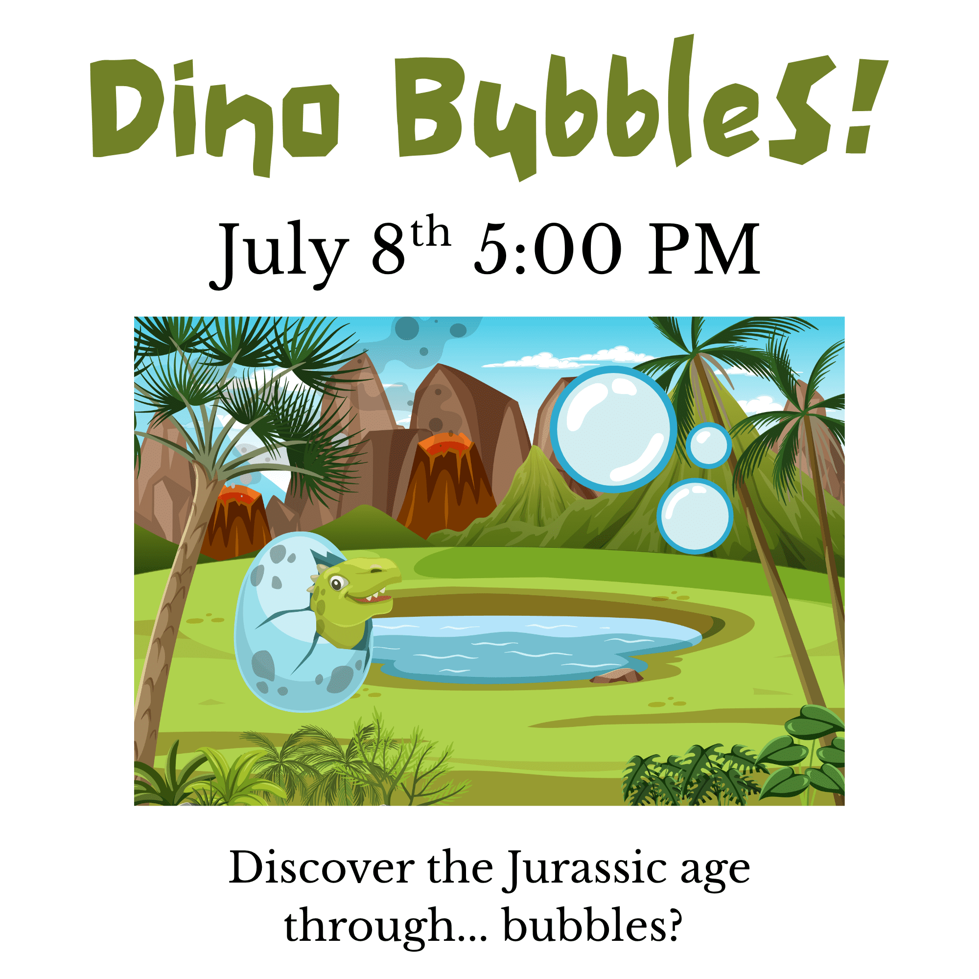 Dino Bubbles July 2026